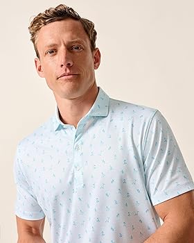 johnnie-O Performance Jersey Polo - Monkey Business